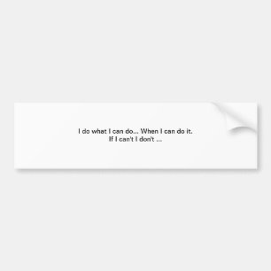 Funny quotes bumper sticker
