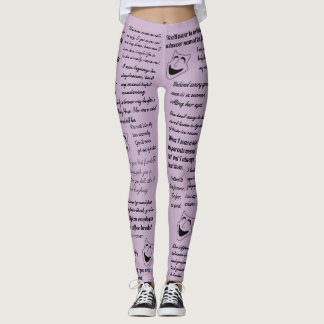Funny Quotes -Customise it - Yoga Leggings