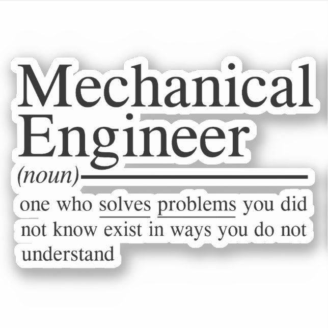 funny quotes for Mechanical Engineer (Front)