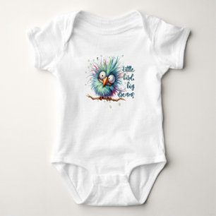 Funny Quotes Funny Quirky Whimsical Bird  Baby Bodysuit