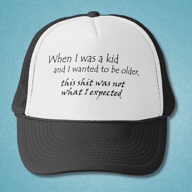 Funny quotes gifts trucker hats  old age gift (Creator Uploaded)
