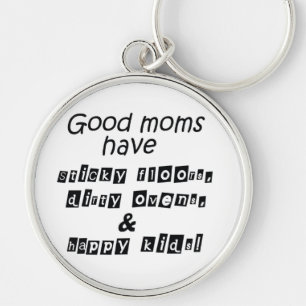 Funny quotes mum fun modern motivational saying key ring