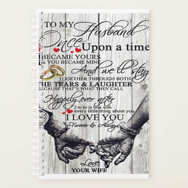 Funny Quotes To My Husband | Gift For Husband | Planner (Front)