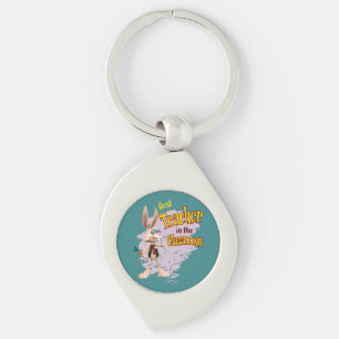 Funny Rabbit Best Teacher in the Classroom Key Ring