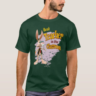 Funny Rabbit Best Teacher in the Classroom T-Shirt