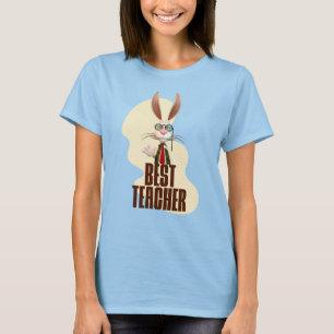 Funny Rabbit Best Teacher T-Shirt