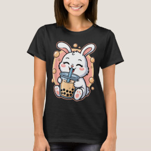 Funny Rabbit Boba Tea Bubble Tea T-Shirt