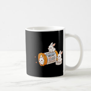 Funny Rabbit Bunny Anti Depressant Zoo Boys Girls Coffee Mug