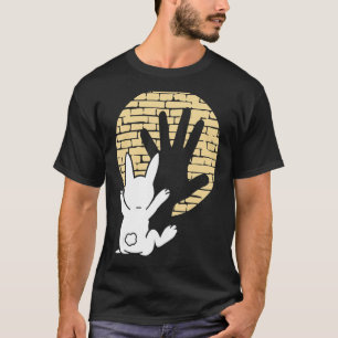 Funny Rabbit Bunny Hand Shadow T-Shirt