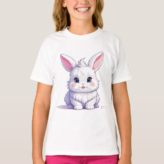 Funny Rabbit Full Smile  T-Shirt