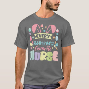 Funny Rabbit Happy Easter Day Every Bunny's Favori T-Shirt