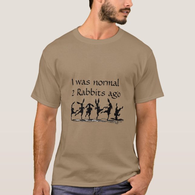 Funny Rabbit Humour Shirt (Front)