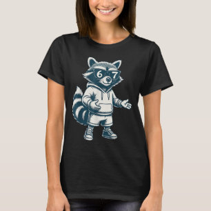 Funny Raccoon 67 Meme Six Seven  T-Shirt