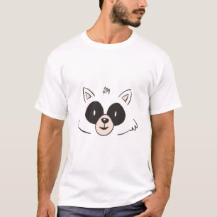 Funny Raccoon Face T-Shirt