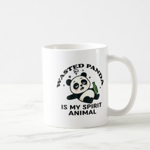 Funny Raccoon, My Spirit Animal Is A Trash Panda F Coffee Mug