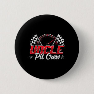Funny Race Car Birthday Party Racing Family Uncle 6 Cm Round Badge