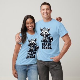 Funny Racoon Animals Trash Panda Jokes Gifts  T-Shirt