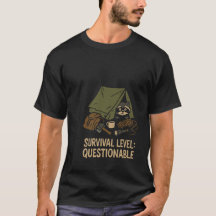 Funny Racoon Camping Humour Gift