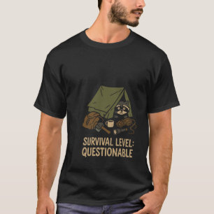 Funny Racoon Camping Humour Gift T-Shirt
