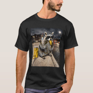 Funny Racoon Eating Pickles Meme Mens Womens T-Shirt