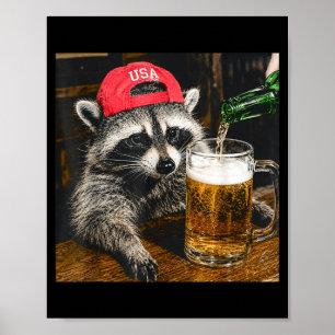 Funny Racoon Goose Frog Dog Kerfuffle Adventure Poster