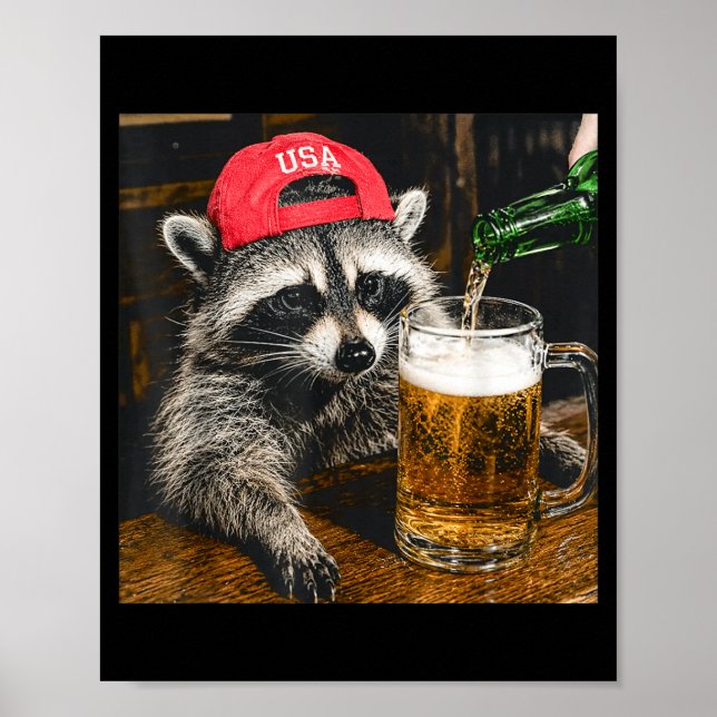 Funny Racoon Goose Frog Dog Kerfuffle Adventure Poster (Front)