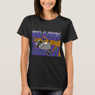 Funny Racoon, How's it Hanging? T-Shirt
