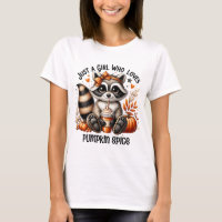Funny Racoon Pumpkin Spice Fall