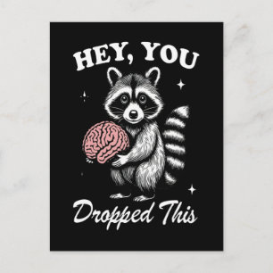 Funny Racoon T-Shirt for Animal Lover Gift Holiday Postcard