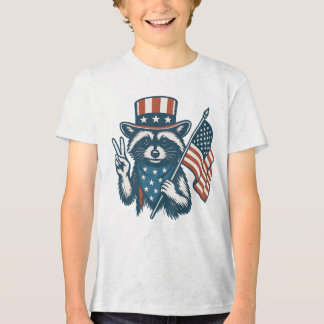 Funny Racoon Tri-Blend Shirt