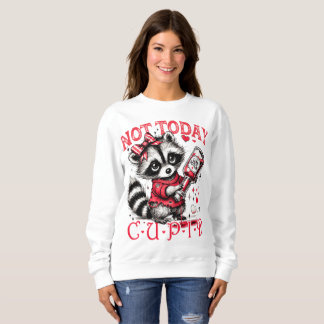 Funny Racoon Valentine Day Sweatshirt
