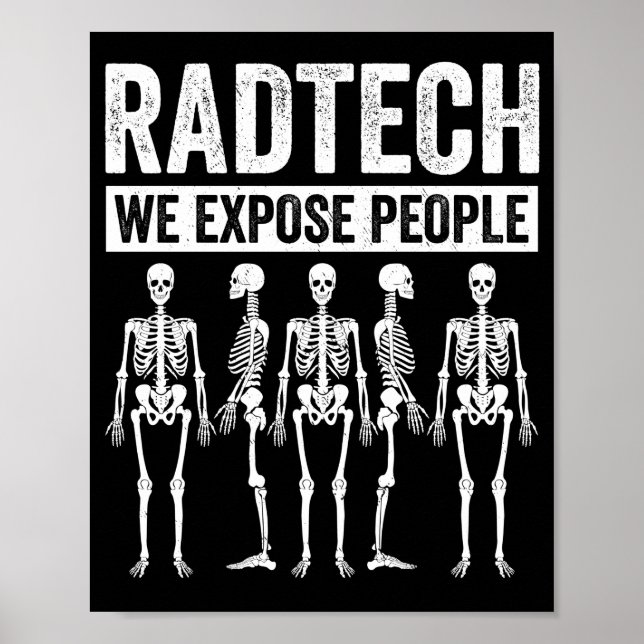 Funny Radiologist Joke Radiology Humour Rad Tech Poster (Front)