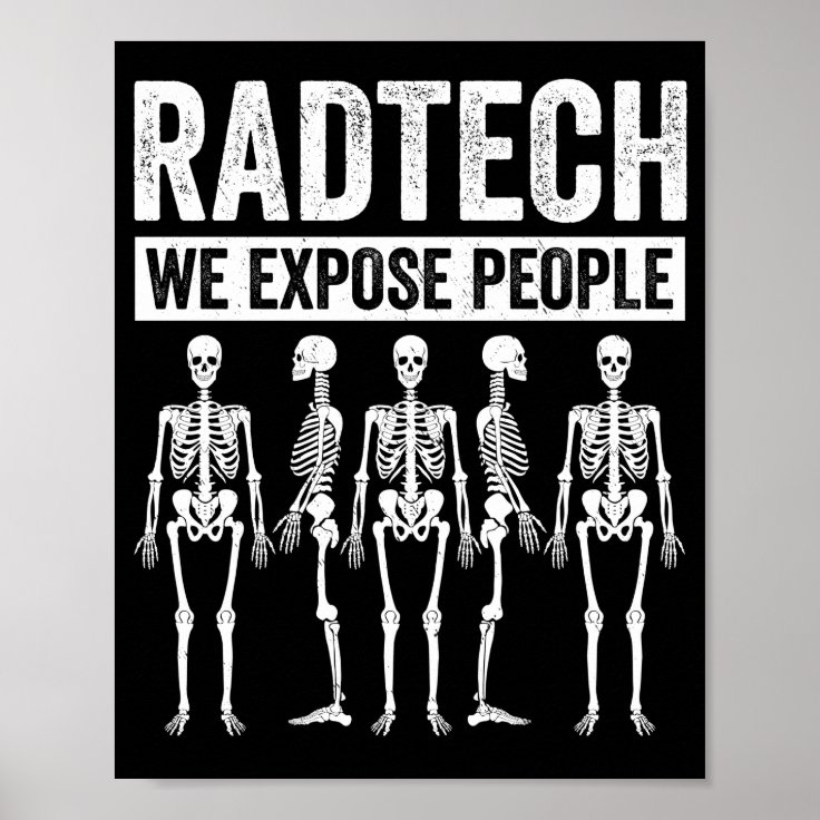 Funny Radiologist Joke Radiology Humour Rad Tech Poster Zazzle