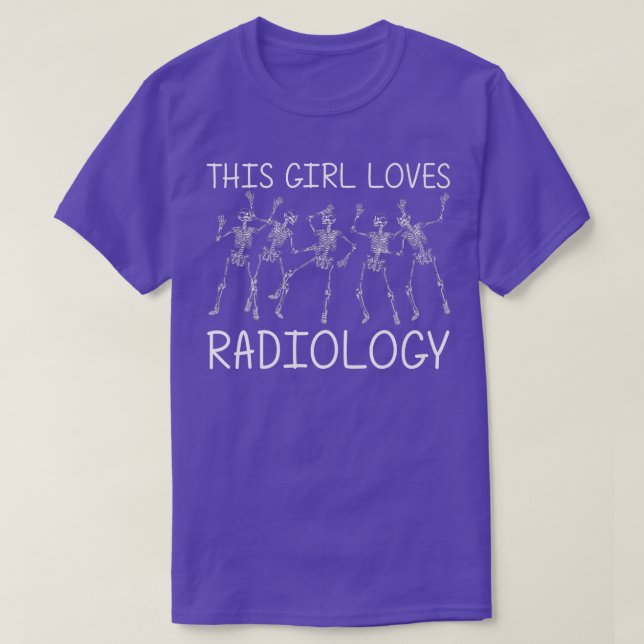 Funny Radiology For Girls Kids Skeleton Xray Docto T-Shirt (Design Front)