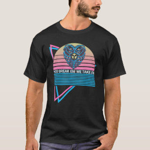 Funny Radiology Radiologist Retro You Break Em We T-Shirt