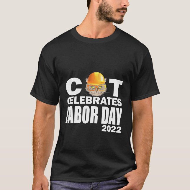 Funny Ragdoll Cat Celebrates Labor Day 4Th Of July T-Shirt (Front)