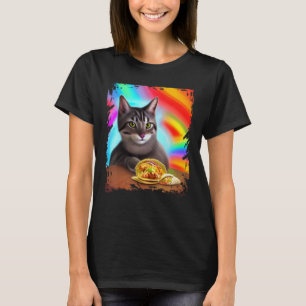 Funny Rainbow Cat Taco Kitty Internet Meme T-Shirt