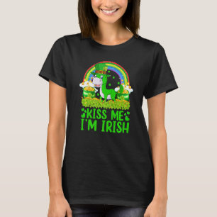 Funny Rainbow Kiss Me I'm Irish Mule St Patrick's T-Shirt