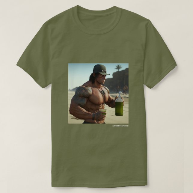 Funny Rambo Tshirt (Design Front)