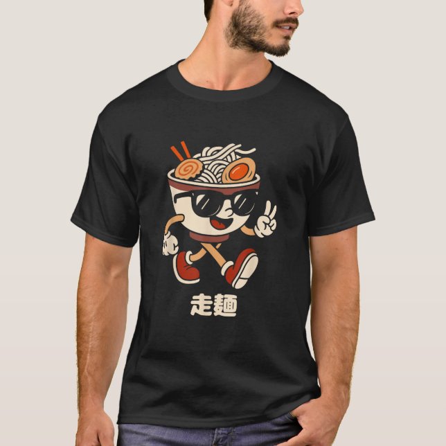 Funny Ramen Anime Streetwear Kawaii Japanese  T-Shirt (Front)