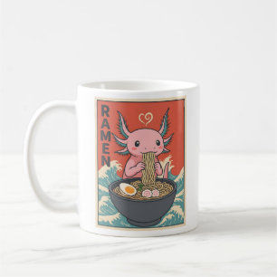 Funny Ramen Axolotl Noodle Lover Cute Creature Coffee Mug