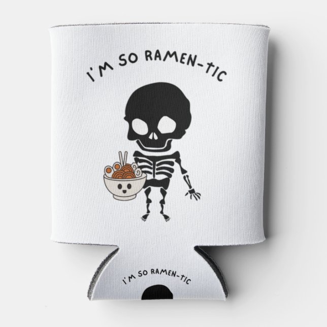 Funny Ramen Can Cooler (Front)