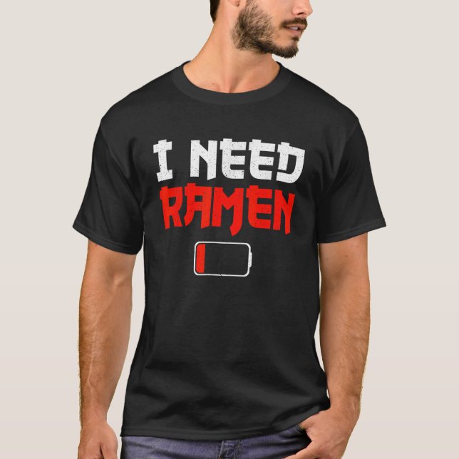 Funny Ramen Design For Men Women Kids Ramen Noodle T-Shirt (Front)