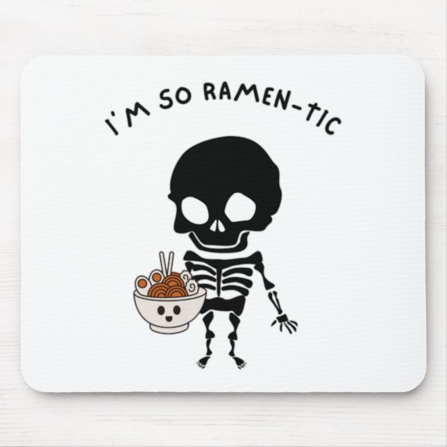 Funny Ramen Mouse Mat (Front)