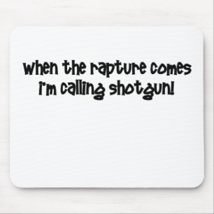 Funny rapture mouse mat