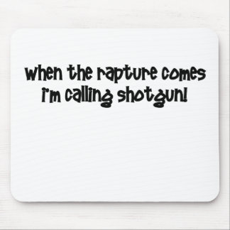 Funny rapture mouse mat