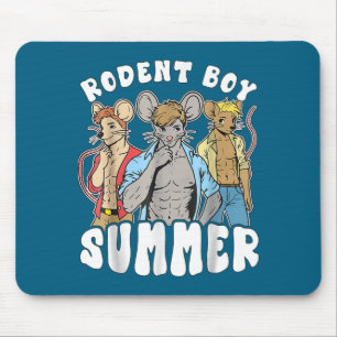 Funny Rat Lover Quote Rodent Boy Summer Cool Vacat Mouse Mat