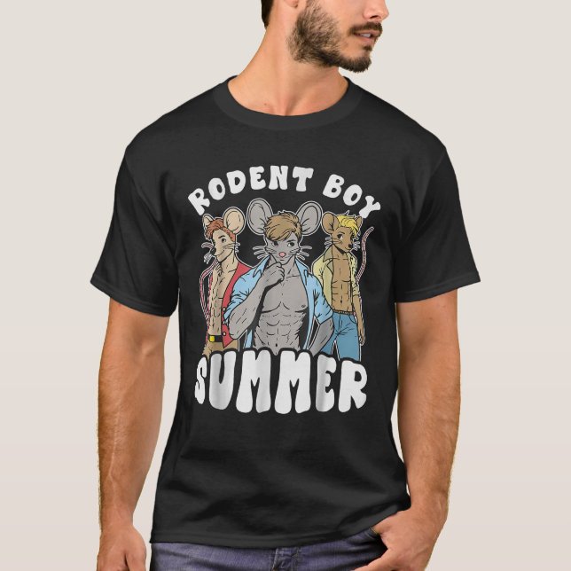 funny Rat Lover Quote Rodent Boy Summer Cool Vacat T-Shirt (Front)