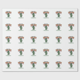 Funny Rat Pot Quote Vintage Engraving Design_1 Wrapping Paper