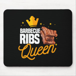 Funny Rbecue Ribs Queen Bbq Meat Season Matching F Mouse Mat
